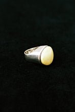 Load image into Gallery viewer, Postmodern Carved Bone Signet Ring
