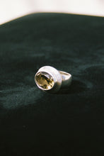 Load image into Gallery viewer, Faceted Smokey Quartz Ring with Matte Silver
