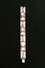 Load image into Gallery viewer, Mid-Century Copper Inlay Bracelet
