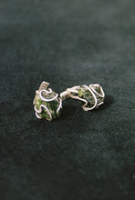 Load image into Gallery viewer, Mid-Century Raw Tourmaline Cuff Links

