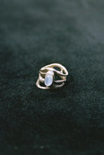 Load image into Gallery viewer, Brutalist Abstract Moonstone Ring
