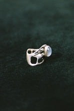 Load image into Gallery viewer, Brutalist Abstract Moonstone Ring
