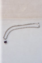 Load image into Gallery viewer, Carnelian Rolo Chain Necklace with Custom Clasp
