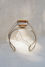 Load image into Gallery viewer, Postmodern Wirework Citrine Cuff
