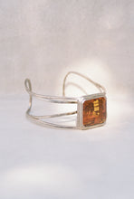 Load image into Gallery viewer, Postmodern Wirework Citrine Cuff

