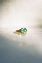 Load image into Gallery viewer, ON HOLD: Antique Emerald Pinky Signet Ring
