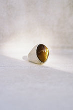 Load image into Gallery viewer, Raised Cabochon Tiger's Eye Ring
