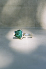 Load image into Gallery viewer, Lifted Chrysocolla Cone Ring

