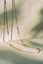 Load image into Gallery viewer, Gold Bar Link Chain Necklace
