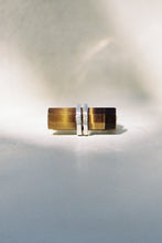 Load image into Gallery viewer, Modernist Raised Octagonal Tiger's Eye Ring
