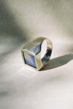 Load image into Gallery viewer, Square Signet Ring with Chalcedony
