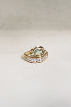 Load image into Gallery viewer, English Gold and Tourmaline Ring
