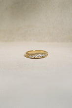 Load image into Gallery viewer, Curved Diamond Channel Band
