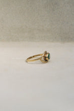 Load image into Gallery viewer, English Gold and Tourmaline Ring
