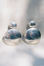 Load image into Gallery viewer, Large Two Circle Drop Earrings
