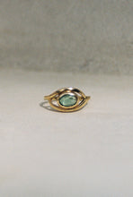 Load image into Gallery viewer, English Gold and Tourmaline Ring
