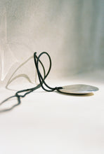 Load image into Gallery viewer, Elsa Peretti Round Pendant on Black Silk Cord

