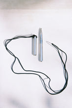 Load image into Gallery viewer, Pen Pendant on Black Silk Cord
