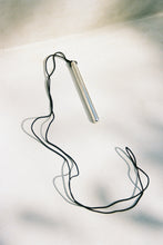 Load image into Gallery viewer, Pen Pendant on Black Silk Cord
