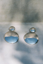 Load image into Gallery viewer, Large Two Circle Drop Earrings
