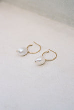 Load image into Gallery viewer, Gold Hoops with Detachable Pearl Drops
