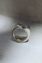 Load image into Gallery viewer, 1.46cttw Old Euro Two Diamond Ring (OOAK)
