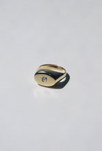 Load image into Gallery viewer, Old Mine Gold Mirror Signet

