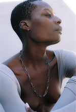Load image into Gallery viewer, Oxidized Staple Chain with Hook Clasp
