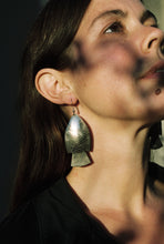 Load image into Gallery viewer, Large Stamped Fish Earrings
