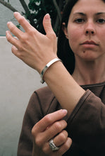 Load image into Gallery viewer, Industrial Interlocking Cuff Bracelet
