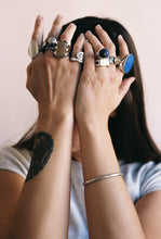 Load image into Gallery viewer, S'Paliu Modernist Sodalite Sphere Ring
