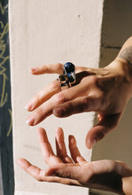 Load image into Gallery viewer, S'Paliu Modernist Sodalite Sphere Ring
