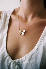 Load image into Gallery viewer, 14k and Tanzanite Butterfly Pendant
