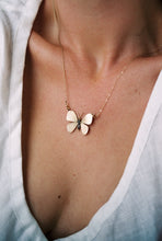 Load image into Gallery viewer, 14k and Tanzanite Butterfly Pendant
