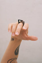 Load image into Gallery viewer, Geometric Ring with Pearl

