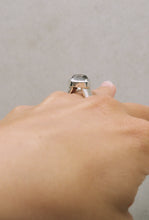 Load image into Gallery viewer, Postmodern Rock Crystal Bezel Ring
