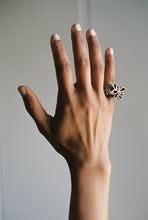 Load image into Gallery viewer, Chunky Brutalist Flower Ring
