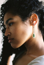 Load image into Gallery viewer, Mid-Century Jade Drop Earrings
