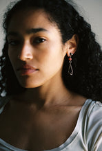 Load image into Gallery viewer, Mid-Century Coral and Coil Earrings
