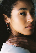 Load image into Gallery viewer, Mid-Century Coral and Coil Earrings
