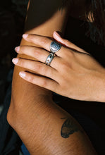 Load image into Gallery viewer, Carved Drawing Signet Ring
