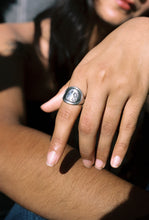 Load image into Gallery viewer, Carved Drawing Signet Ring
