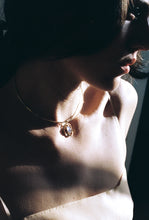 Load image into Gallery viewer, Modernist Gold Moonstone Pendant
