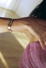 Load image into Gallery viewer, Mid-Century Copper Inlay Bracelet
