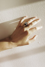 Load image into Gallery viewer, Brutalist Abstract Moonstone Ring
