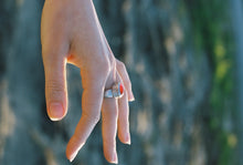 Load image into Gallery viewer, Postmodern Brushed Signet Carnelian Ring
