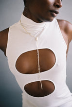 Load image into Gallery viewer, 1990's Bar Threaded Lariat Chain
