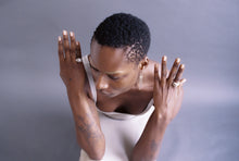 Load image into Gallery viewer, Riveted Multi-Panel Earrings
