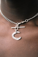 Load image into Gallery viewer, CHAIN 2: Early 1900's Albert Chain with "Good Luck" Horseshoe
