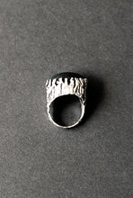 Load image into Gallery viewer, Tall Raised Bloodstone Signet Ring
